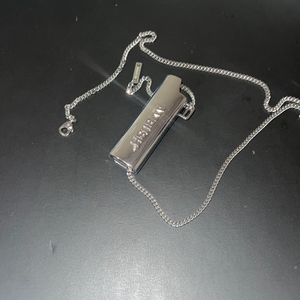 Brand new ambush logo pendant necklace, mens